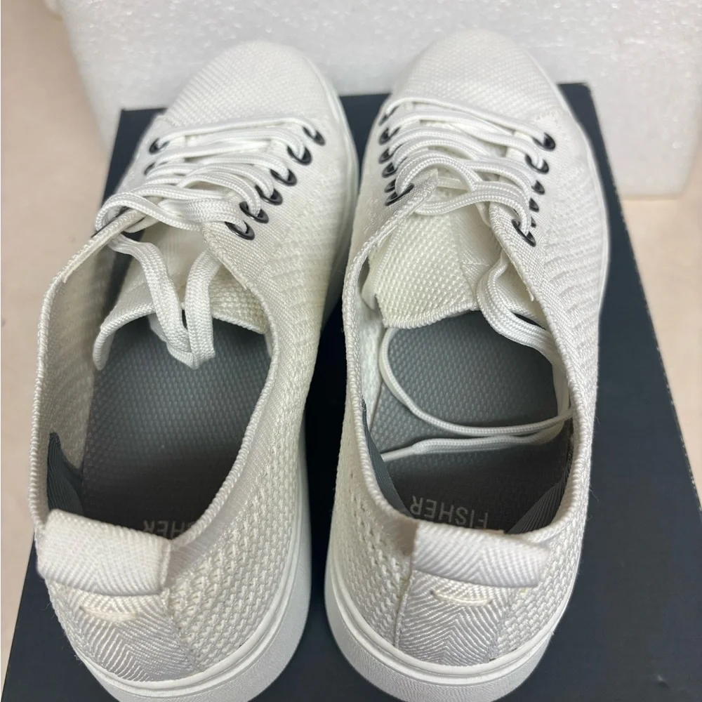 Eileen Fisher White Women's Sneakers - Picture 8 of 10